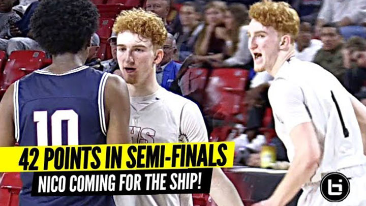 Nico Mannion Drops 42 POINTS In ENEMY TERRITORY To Advance to CHAMPIONSHIP Game!!