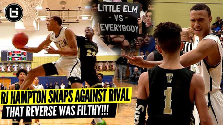 He Switched Shoes At Half And WENT OFF! RJ Hampton VS Rival The Colony