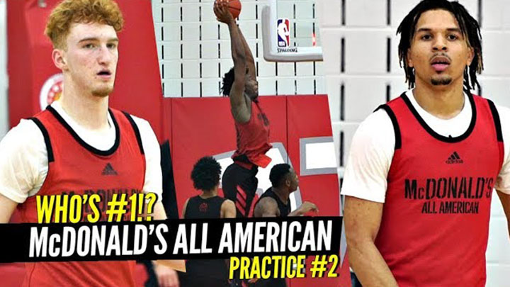 McDonald's All Americans Go 1 on 1 in Second Practice!