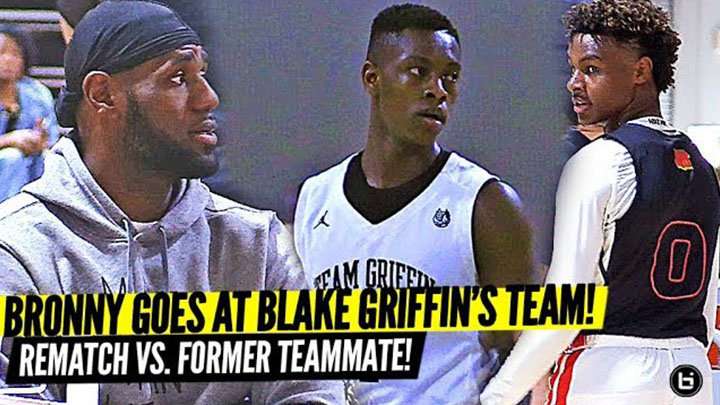 Lebron Watches Bronny GO AT Blake Griffin's Team and Former Blue Chips Teammate!
