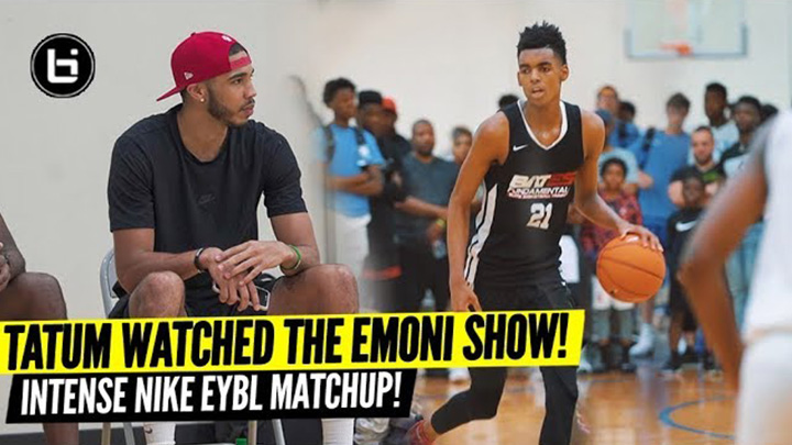 Jayson Tatum Watched The Emoni Bates Show! Game Went Down To The Buzzer!