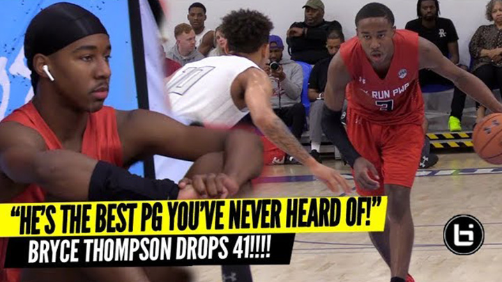 Bryce Thompson is the Best PG You've Never Heard of!! Drops 41 Pts!!!