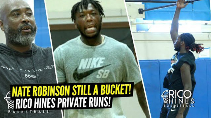Nate Robinson STILL A BUCKET!! Shows OUT w/ Montrezl Harrell At Rico Hines Private Runs!!