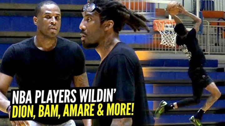 Dion Waiters & Amare Stoudemire GO AT IT During NBA Open Runs By Remy!!