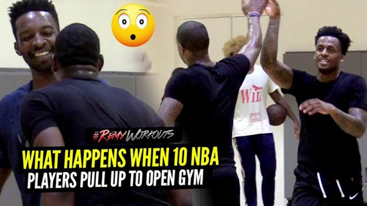 10 NBA Players Pull Up To OPEN RUN & TAKE OVER!! Dion Waiters, Derrick Jones & More! #RemyRuns