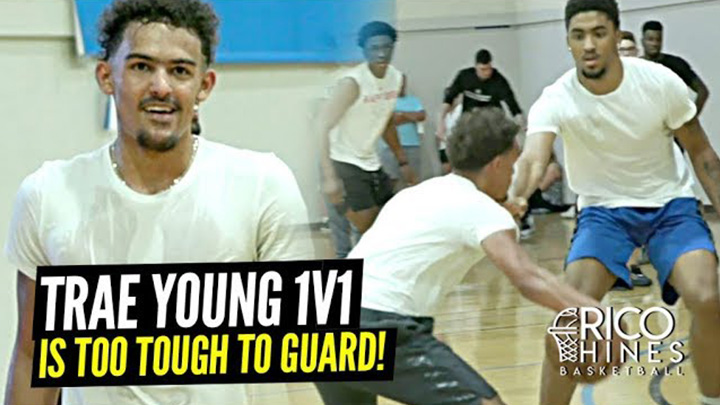 Trae Young Can't Be GUARDED 1 on 1!! Shows Off SMOOTH Game at Rico Hines Private Runs!