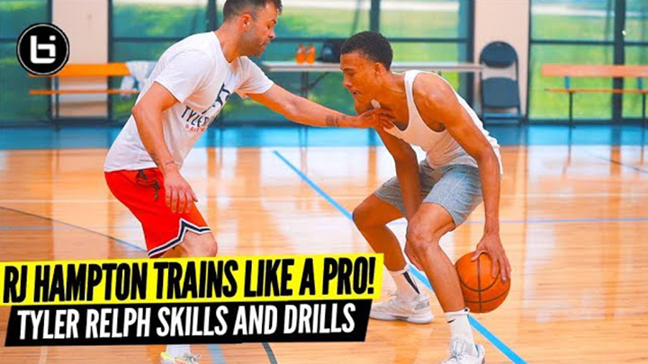 RJ Hampton is on That PRO Grind! Private Skills Workout w/ Tyler Relph!