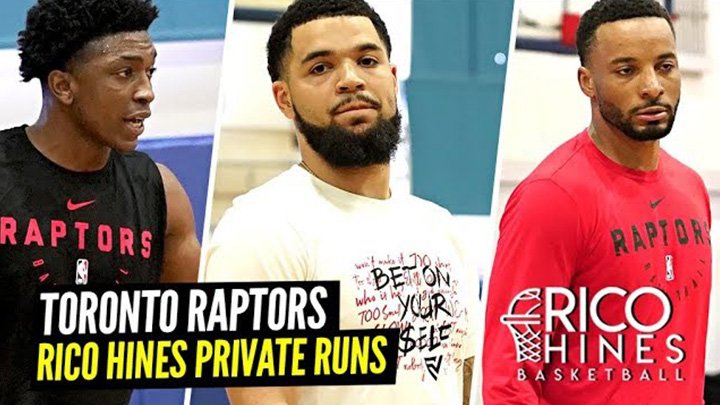 Fred VanVleet & Toronto Raptors Squad Show Out at Rico Hines Private Runs!