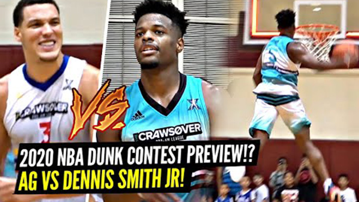 Dennis Smith Jr. and Aaron Gordon Have Insane Dunk Contest Before Crawsover Pro-Am Championship! Dennis Goes For 50!