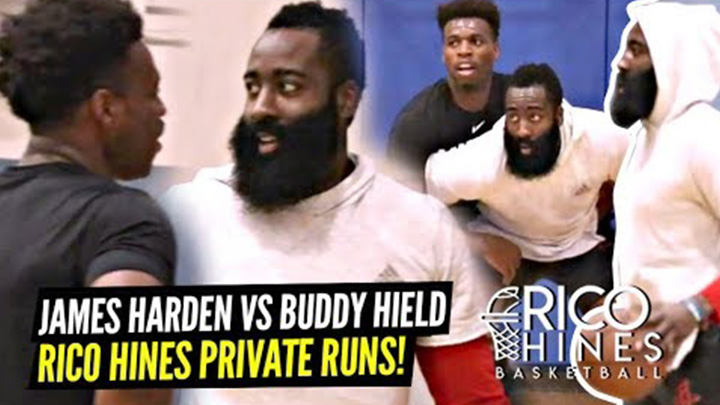 James Harden Goes at it With Buddy Hield at Rico Hines Private Runs!