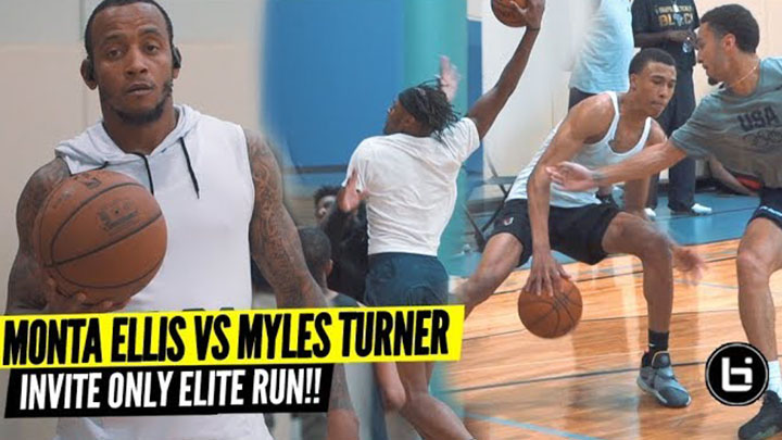 Monta Ellis Still Has What it Takes to Be in the NBA! Myles Turner and RJ Hampton Open Run Highlights!