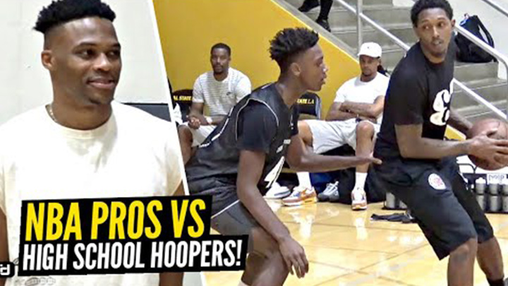 NBA Pros Dish Out Buckets & Advice to High School Hoopers!