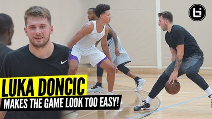 Luka Doncic Shows Off Smooth Game at Pro Open Run!