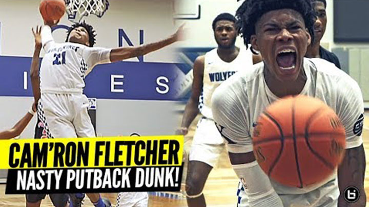 Cam'Ron Fletcher Throws Down NASTY Putback in Home Opener!