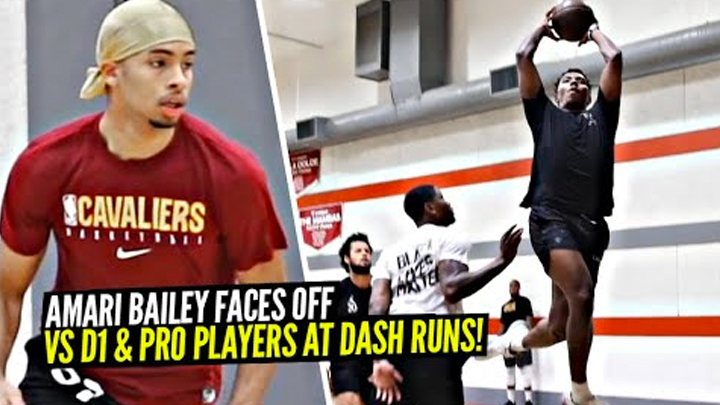 Sierra Canyon's Amari Bailey FACES OFF vs D1 & Pro Players at Private Runs & Holds His Own!
