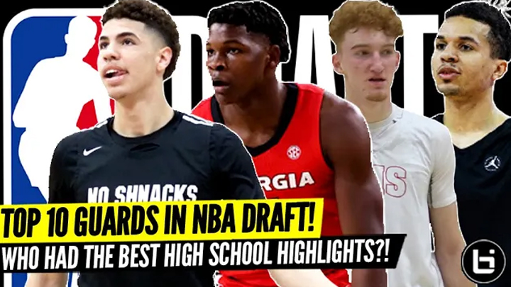 2020 NBA Draft's Top 10 Most Exciting Guards! High School Highlights! LaMelo Ball, Anthony Edwards!