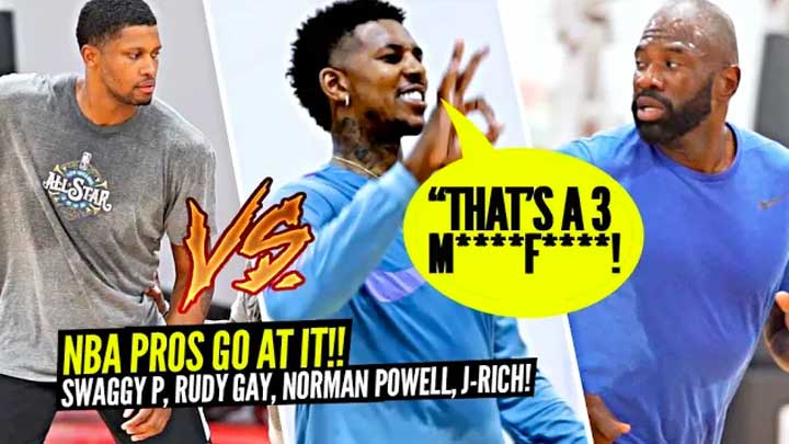 Nick Young STILL GOT IT!! NBA Pros GO AT IT In PRIVATE NBA RUNS In Las Vegas!!