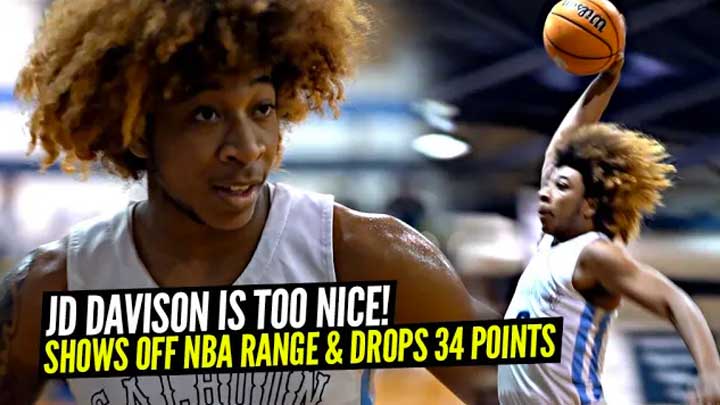 JD Davison Drops HUGE DOUBLE-DOUBLE With 28 PTS & 10 AST! 