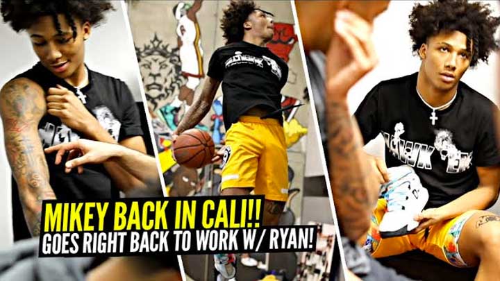 Mikey Williams & Kailen Rains Workout To Play Better In Real Games! NBA  Trainer Ryan Razooky - YouTube