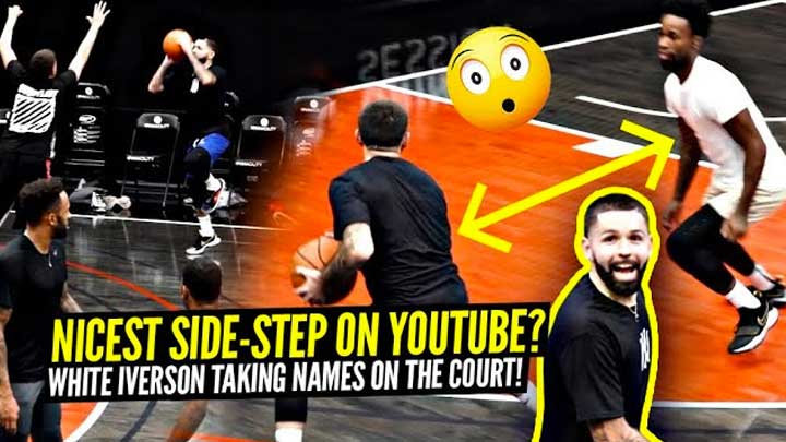 White Iverson The DEADLIEST Side-Step Pull Up On YouTube!? Making Defenders Look SILLY Out There!!