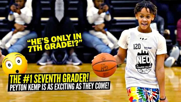 12 Year Old Peyton Kemp Is The #1 Seventh Grader In America!? EXCITING Young Guard Is Next Up!