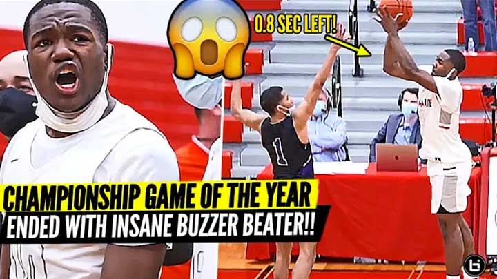CHAMPIONSHIP GAME OF THE YEAR ENDS WITH INSANE BUZZER BEATER!! DAMIEN MAYO JR HITS EPIC CLUTCH SHOT!