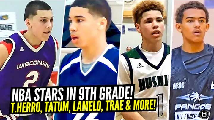 What NBA Stars Were Like In 9th Grade!! Tyler Herro, LaMelo Ball, Jayson Tatum & More!!