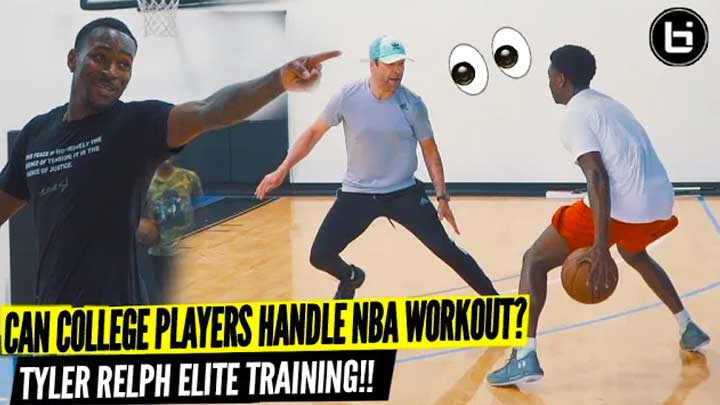 Can Top College Players Handle A NBA Pro Workout? Tyler Relph Elite Training Session.