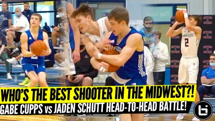 BEST SHOOTERS IN THE MIDWEST GO HEAD-TO-HEAD! Gabe Cupps vs Jaden Schutt Gets HEATED at RUN N SLAM!
