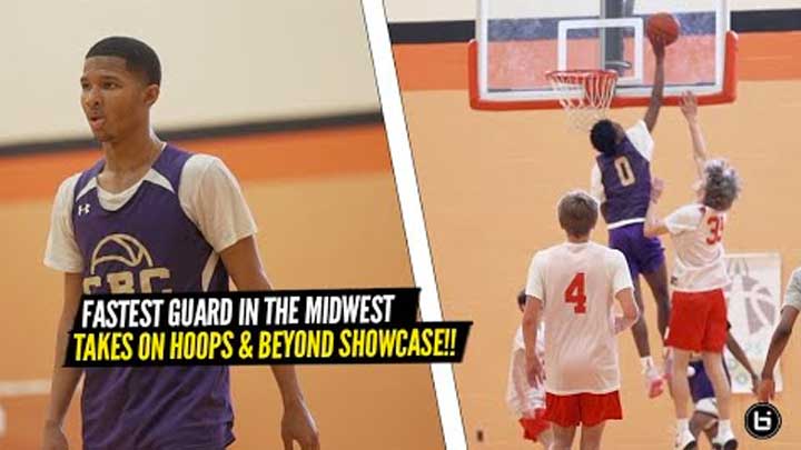Rob Martin, Larry Hughes Jr & CBC take on the Hoops & Beyond Summer Showcase! Exciting young squad!