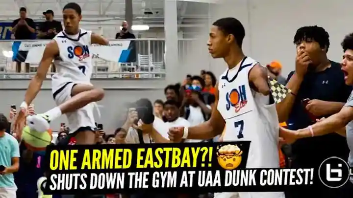 Hansel Emmanuel One Arm EASTBAY Shuts Gym Down! Under Armour Dunk Contest Highlights!