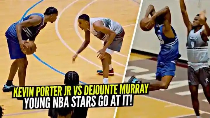 Kevin Porter Jr vs Dejounte Murray GO AT IT at The Crawsover & It Was LIVE!!