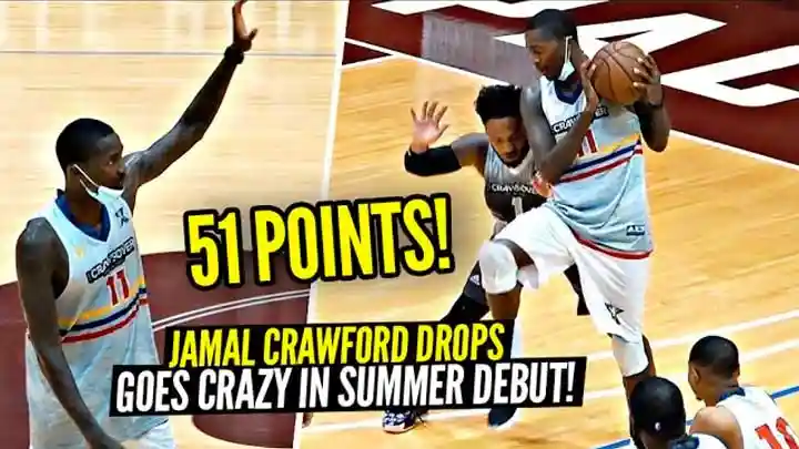 Jamal Crawford Drops INSANE 51 Points & 10 Assists In FIRST GAME Of Summer!! Cooks Up EVERY Defender