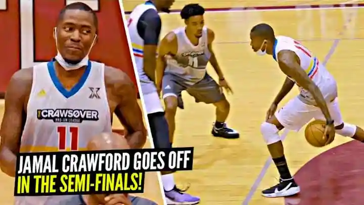 Jamal Crawford Pulls Up Late & STILL COOKS Everyone at His Pro Am! Semi-Finals Full Highlights!