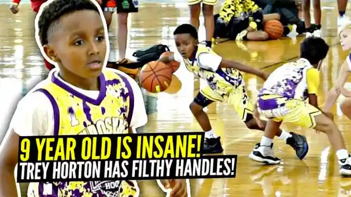9 Year Old Trey Horton Has INSANE HANDLES!! Only In 3rd Grade & Has Game BEYOND HIS YEARS!