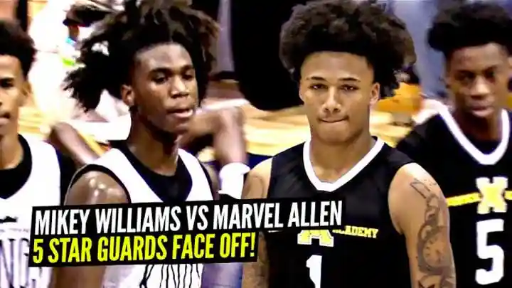 Mikey Williams vs Marvel Allen! 5 Star 2023 Guards BATTLE IT OUT!