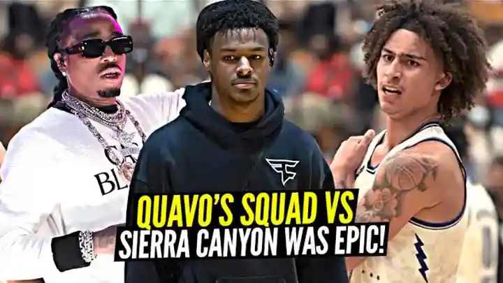 Quavo's Team vs Sierra Canyon Got CRAZY!! Quavo & G Herbo Watch EPIC Showdown in Atlanta!