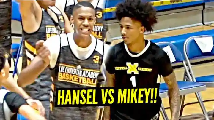 Mikey Williams vs Hansel Enmanuel Went CRAZY!!! Both Players WENT AT IT!!
