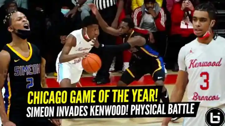 Chicago High School Basketball GAME OF THE YEAR Was Lit! SIMEON Invades KENWOOD! City's Best Guards!