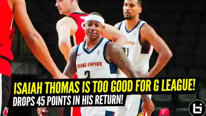 Isaiah Thomas Drops Record 45 Points in His Return!! He's TOO GOOD FOR THE G LEAGUE!