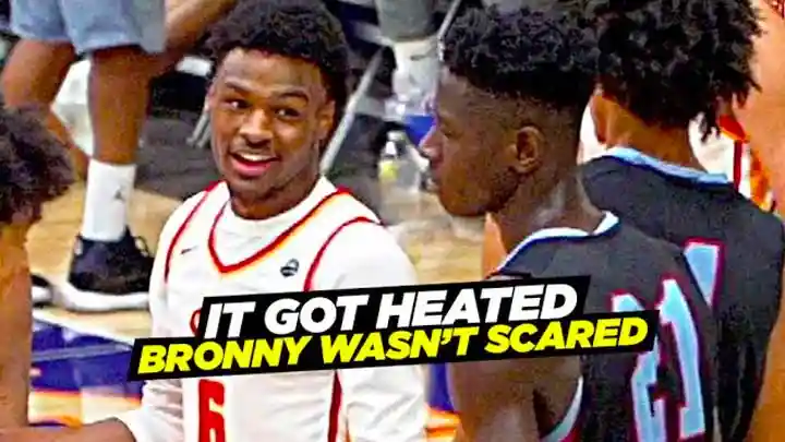 They Talked Trash To Bronny And That Was A Mistake! Bronny Last AAU Game!
