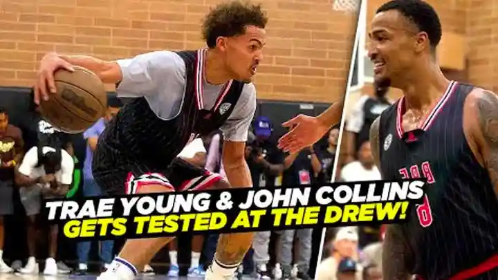 Trae Young & John Collins Get TESTED at The Drew League!! Goes Down To FINAL SECOND!