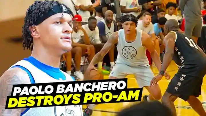 Paolo Banchero Bullies These Pro Am Defenders At Zeke Weekend!