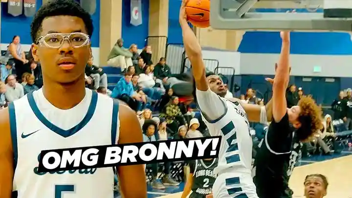 Bronny & Bryce James DUNK EVERYTHING!! Defender Got POSTERIZED Multiple Times!!