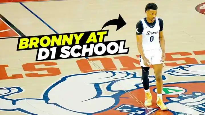 10,000 People Came To Watch The BRONNY JAMES SHOW!! Sierra Canyon INVADES D1 School!