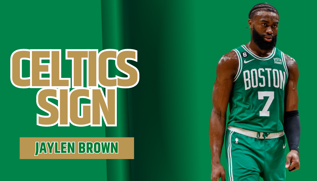 Jaylen Brown agrees to Five-Year Contract with the Celtics.