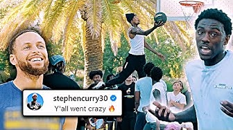 We Had Steph Curry LIT w/ This VIRAL Park Takeover!!