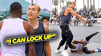 Chinese Streetballer Can REALLY LOCK UP!! INTENSE 1v1s.