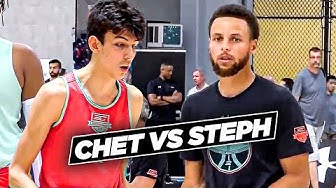 Chet Holmgren VS Steph Curry In High School... 1V1's Breakout After!