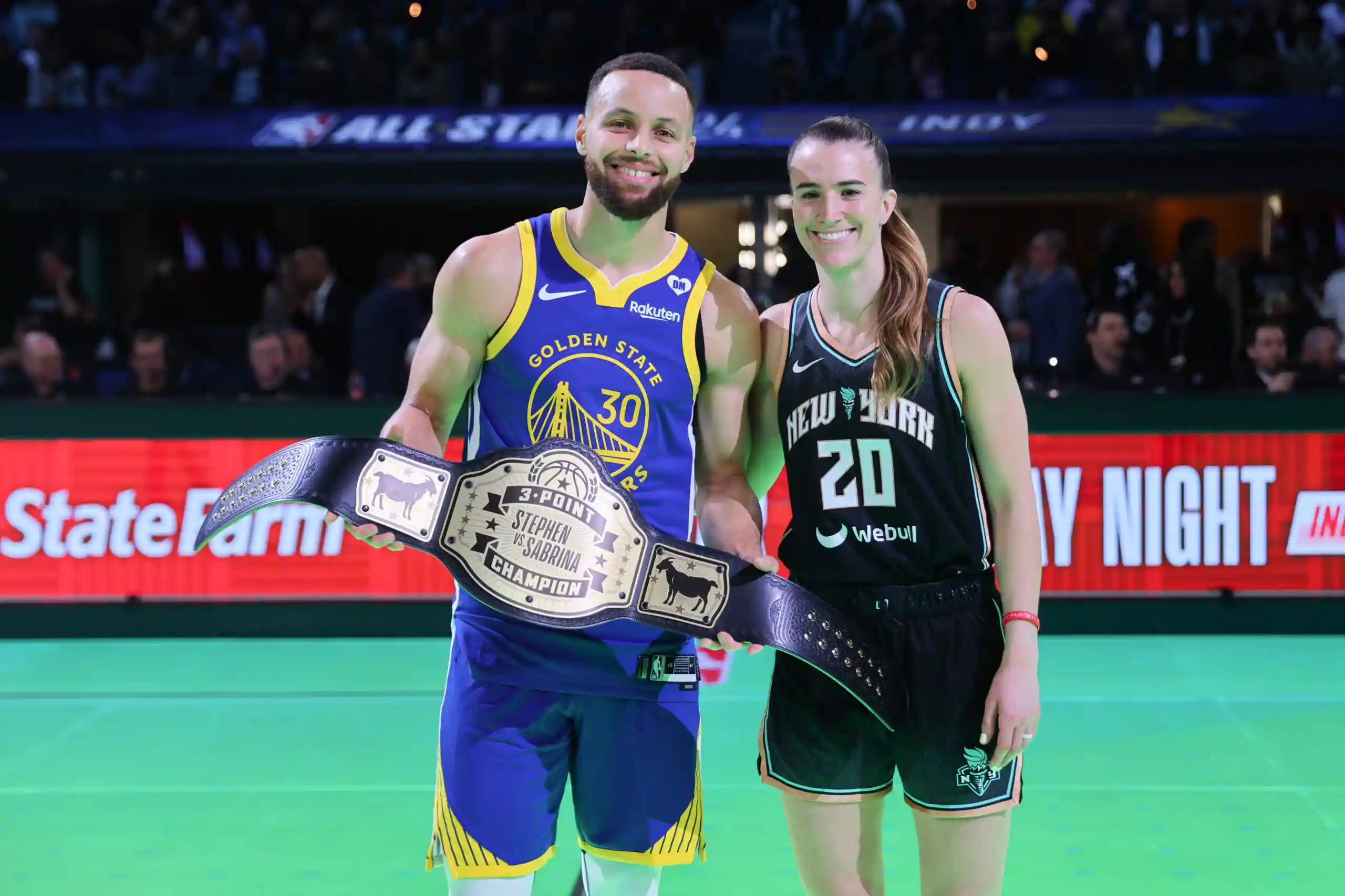 Sabrina Ionescu Steph Curry